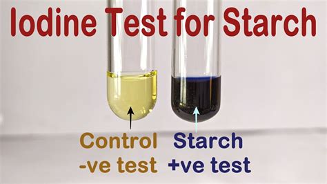 Test for Starch .